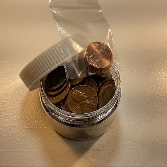 🟤 Vintage 1960s Penny Hunt Coin Collection for kids - Copper + Wheat + S Mint - Picture 12 of 13